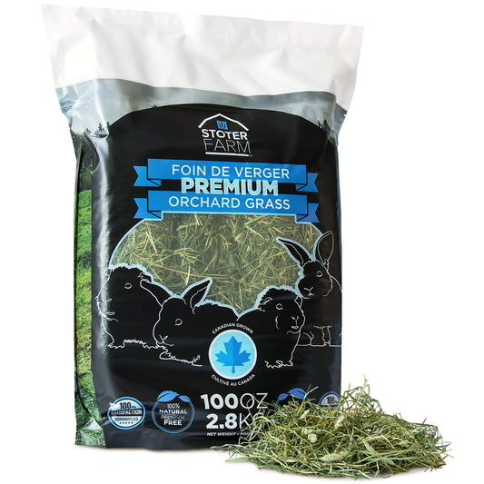 Stoter Farm Hay – Premium Orchard Grass (100oz/2.8kg)