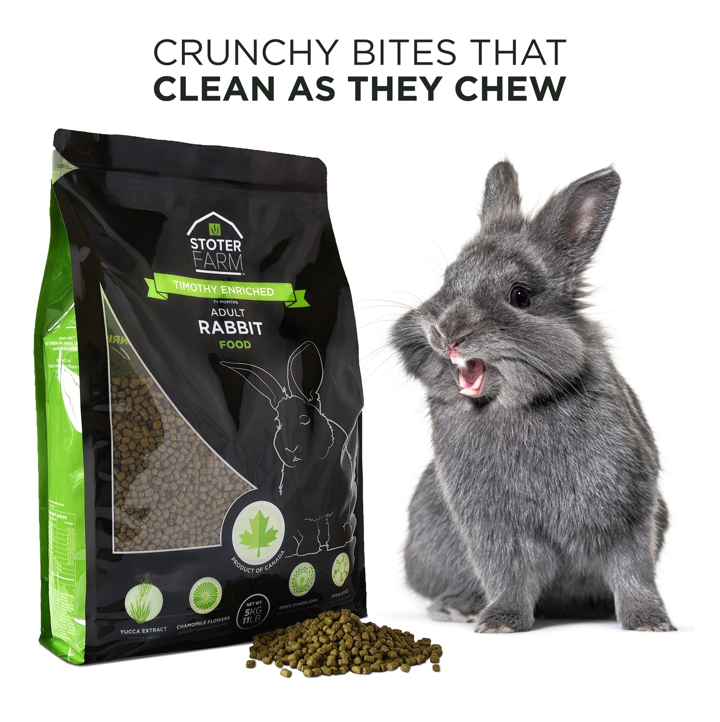 Stoter Farm Timothy Enriched Adult Rabbit Food (5kg/11lb)