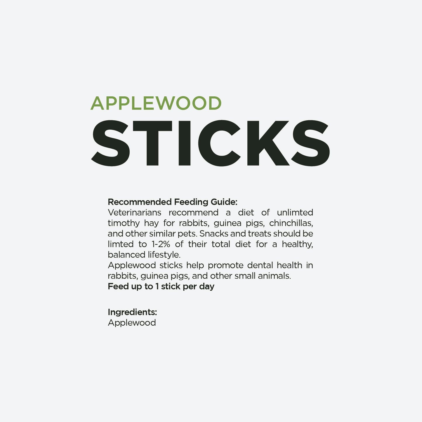 Applewood Stick Snacks (100g/3.5oz)