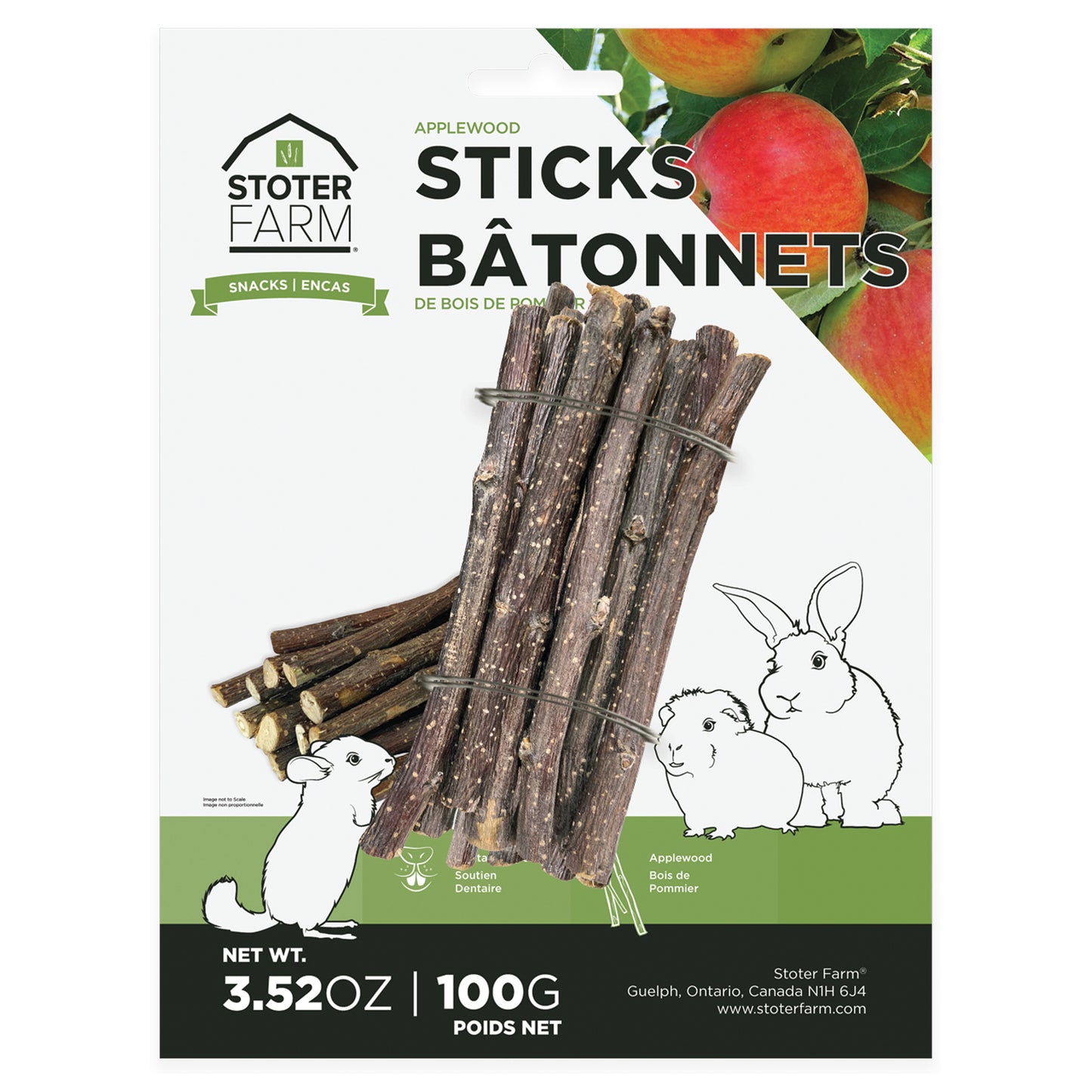 Applewood Stick Snacks (100g/3.5oz)