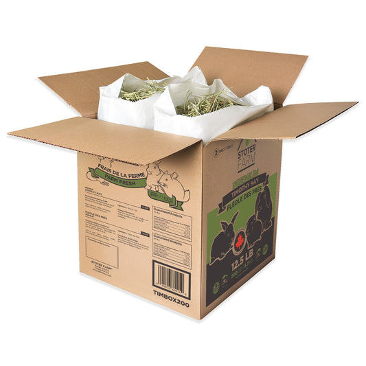Stoter Farm Hay – Premium Timothy Hay (5.6kg/200oz Box)