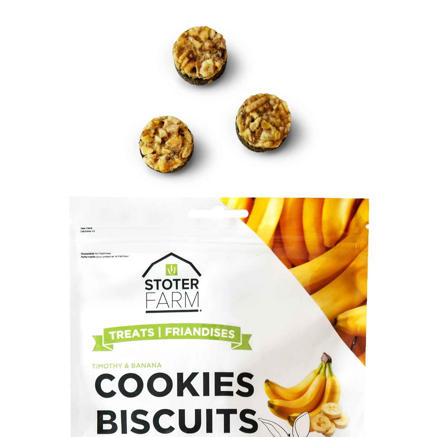 Mini Banana Cookie Treats (100g/3.5oz)