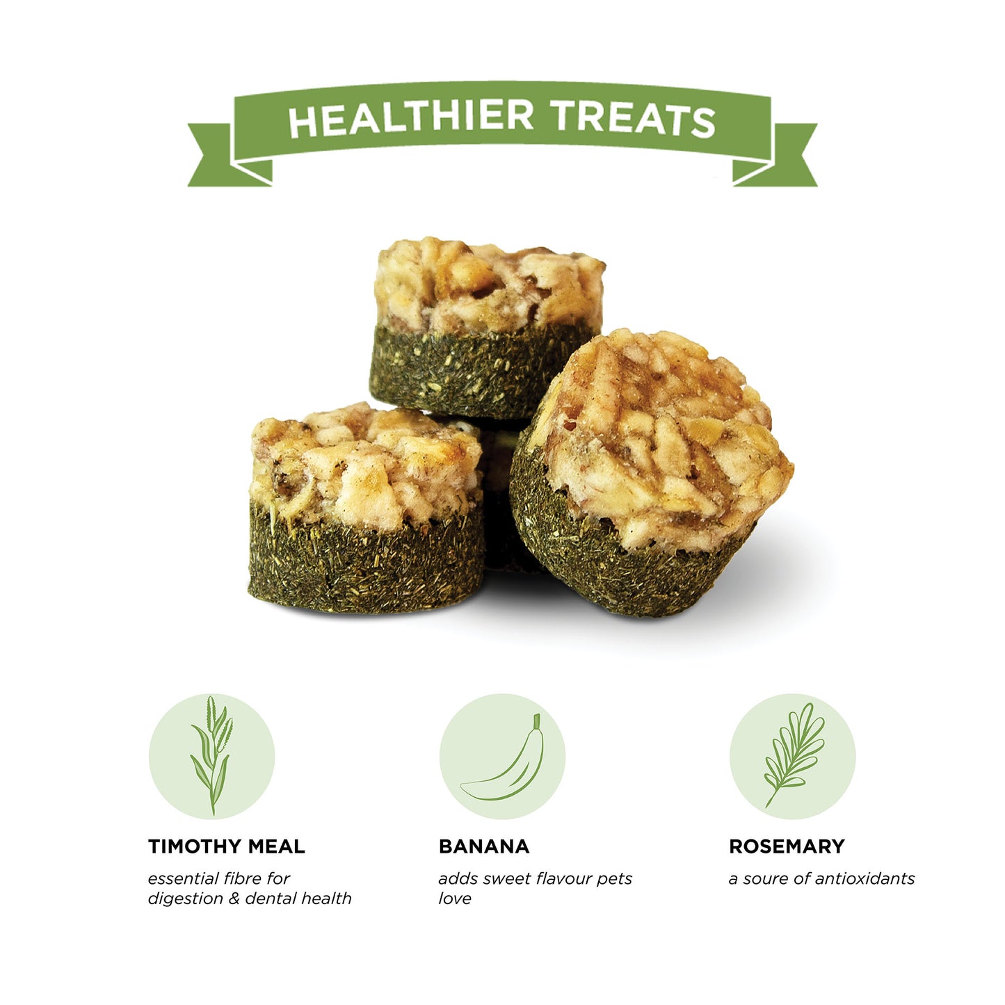 Mini Banana Cookie Treats (100g/3.5oz)