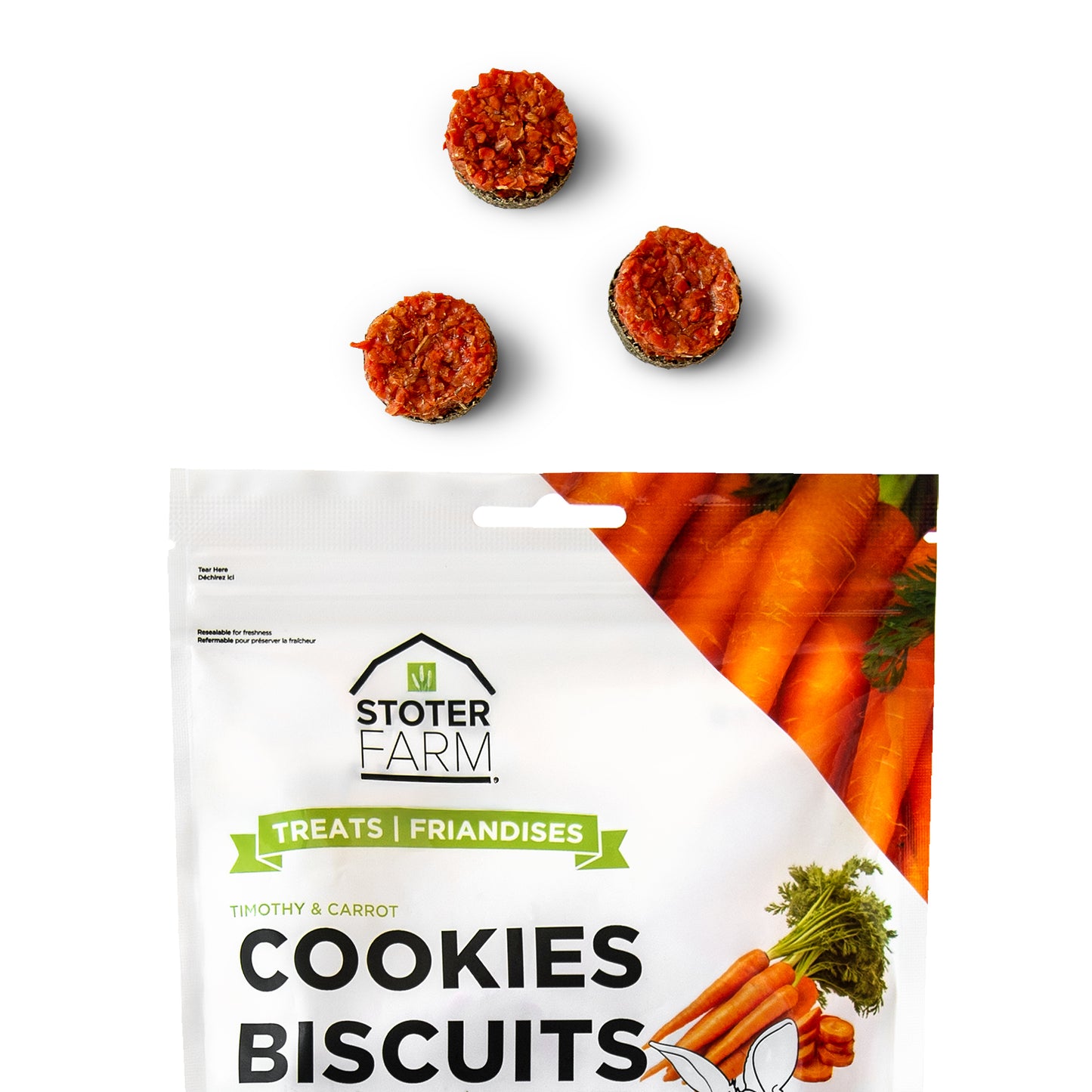 Mini Carrot Cookie Treats (100g/3.5oz)