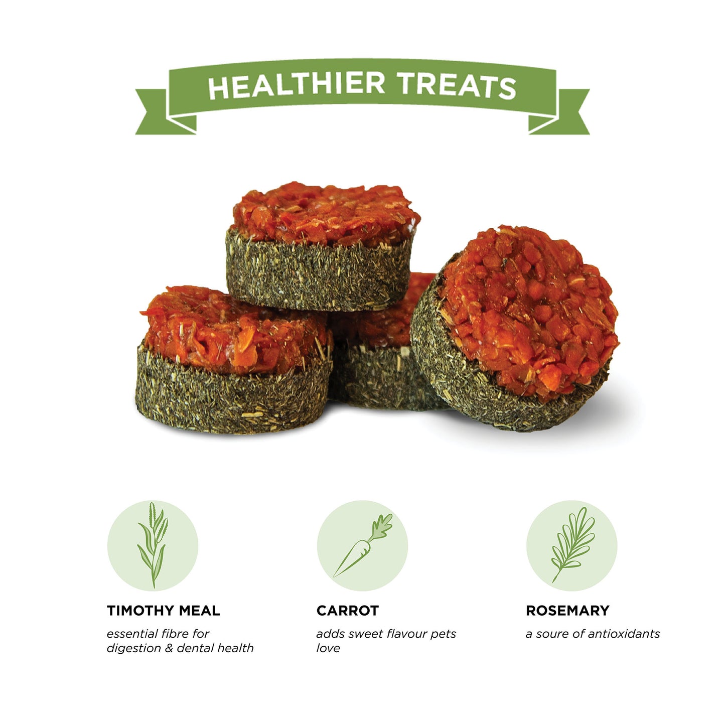 Mini Carrot Cookie Treats (100g/3.5oz)
