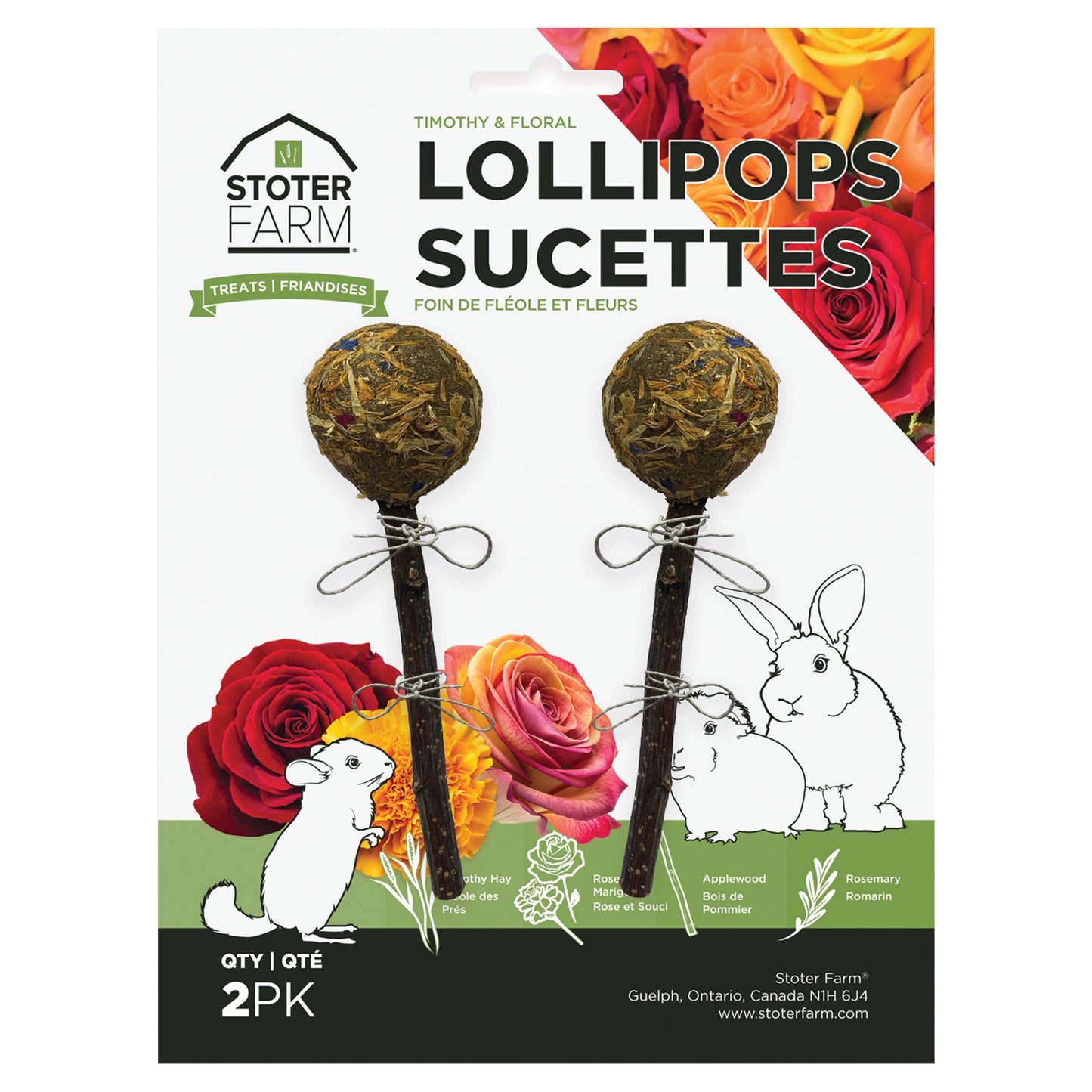 Floral Lollipop Treats (2pk)