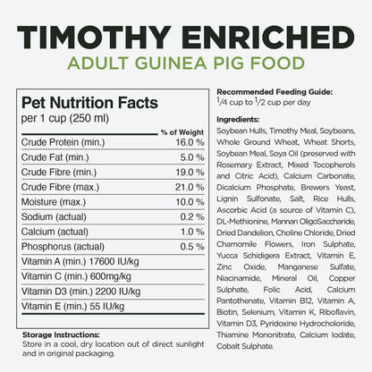 Stoter Farm Timothy Enriched Guinea Pig Food (2.5kg/5.5lb)