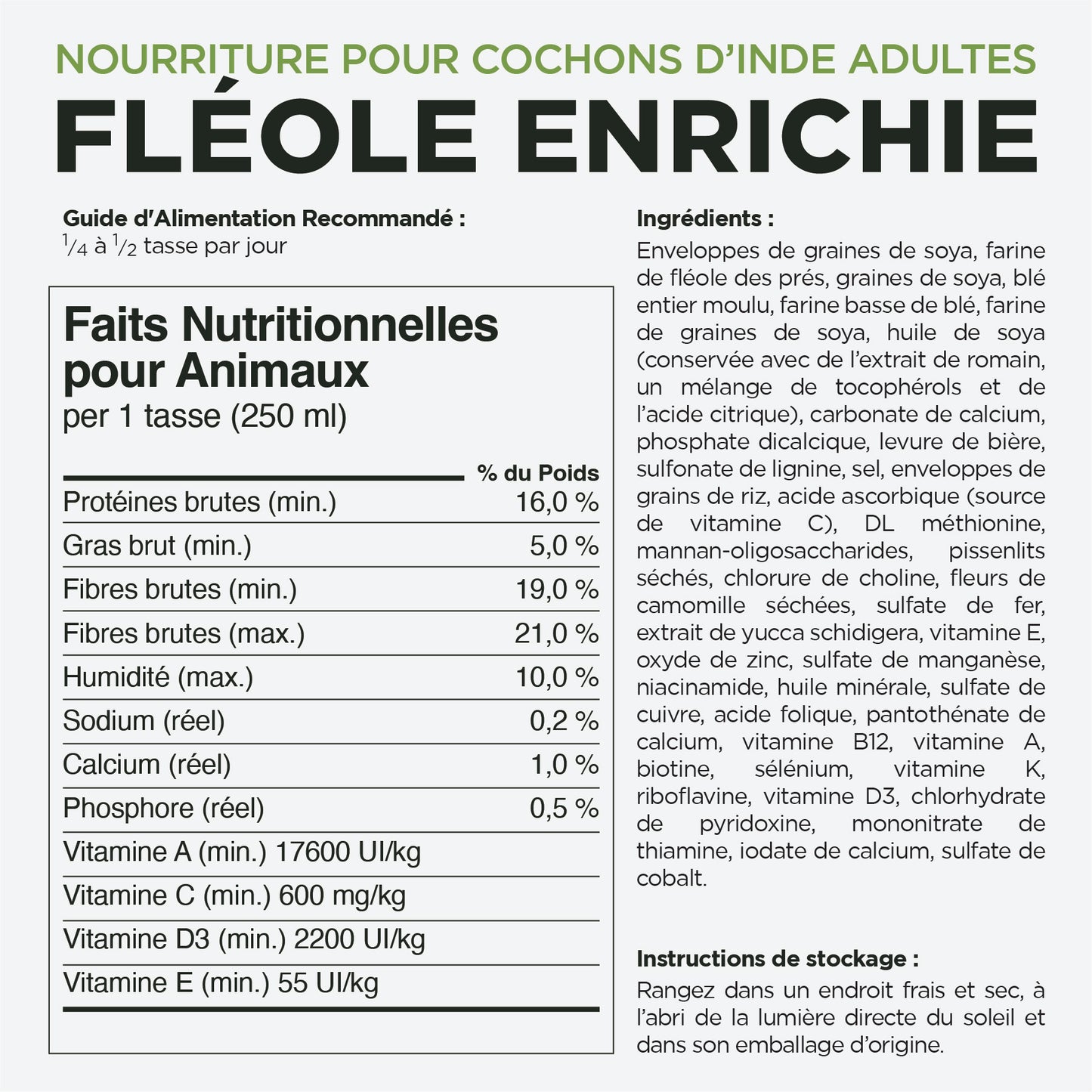 Stoter Farm Timothy Enriched Guinea Pig Food (2.5kg/5.5lb)