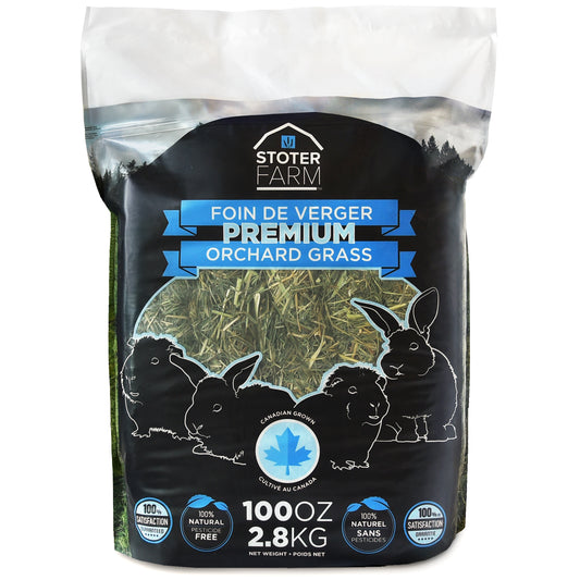 Stoter Farm Hay – Premium Orchard Grass (100oz/2.8kg)
