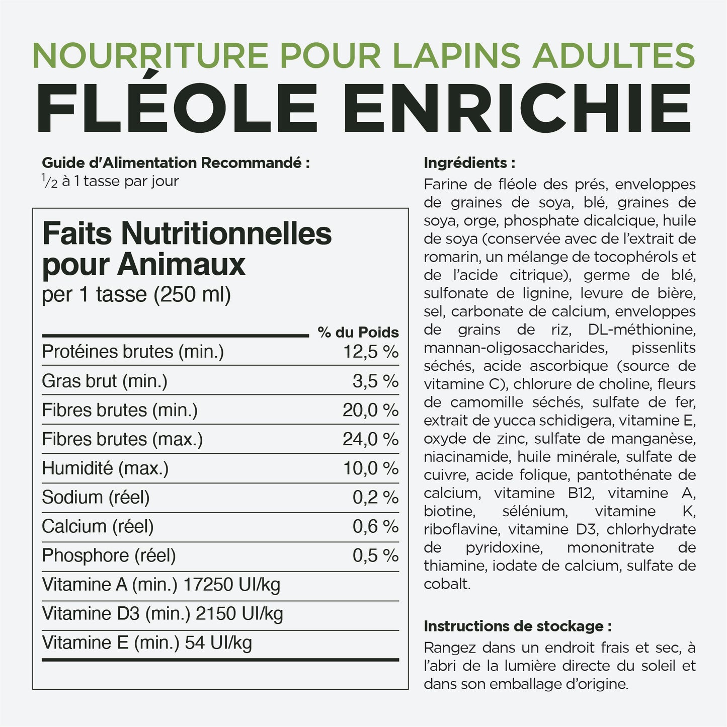 Stoter Farm Timothy Enriched Adult Rabbit Food (5kg/11lb)