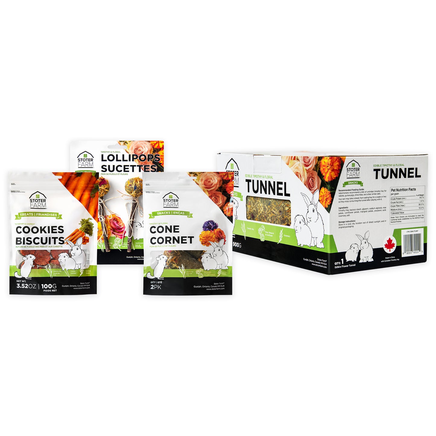 Stoter Farm Holiday Bundle - Snacks & Treats with Tunnel