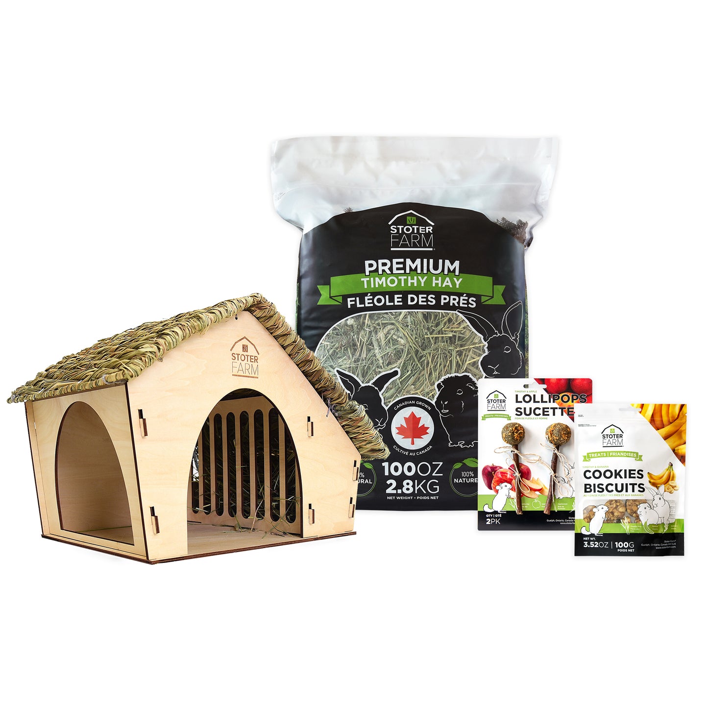 Stoter Farm Holiday Bundle with Cottage Pet House