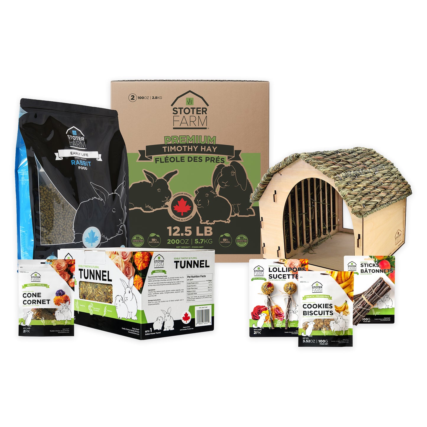 Stoter Farm Holiday Bundle for Early Life Rabbits