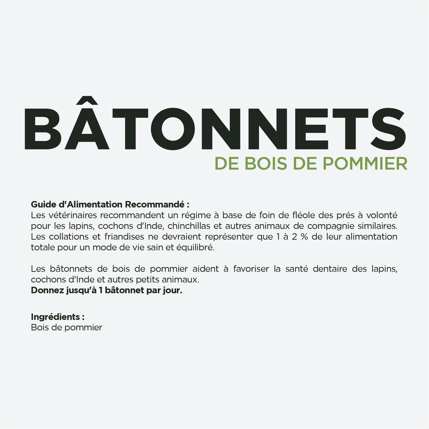 Applewood Stick Snacks (100g/3.5oz)