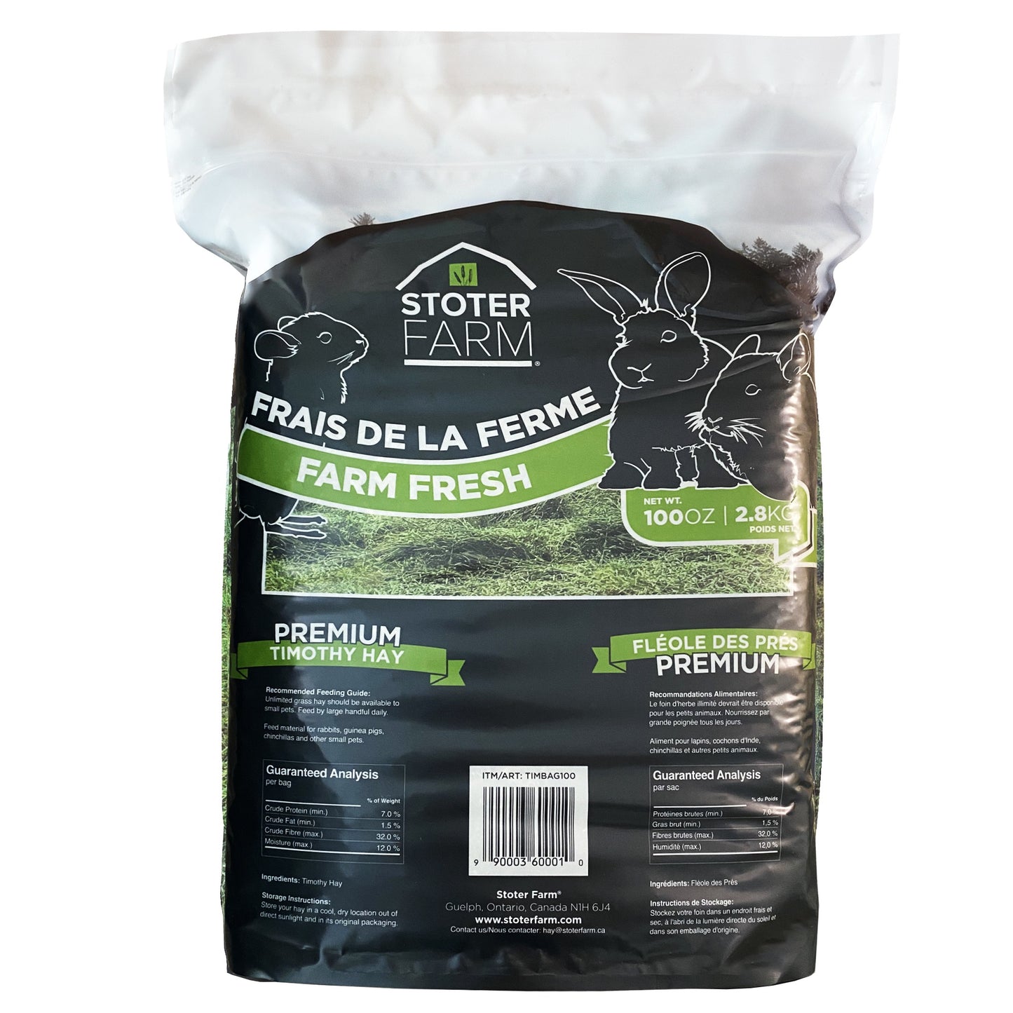 Stoter Farm Hay – Premium Timothy Hay (5.6kg/200oz)
