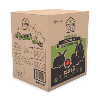 Stoter Farm Hay – Premium Timothy Hay (5.6kg/200oz Box)